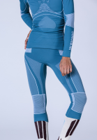 X-BIONIC Women Energy Accumulator 4.0 Pants 3/4 mineral blue/arctic white