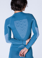 X-BIONIC Women Energy Accumulator 4.0 Shirt LG SL mineral blue/arctic white