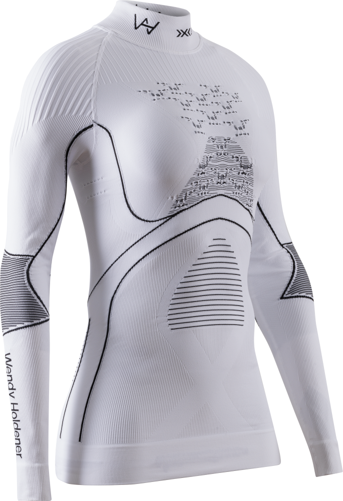 X-BIONIC Women Energy Accumulator 4.0 Shirt Turtle Neck LG SL Wendy Holdener Signature Edition X white black