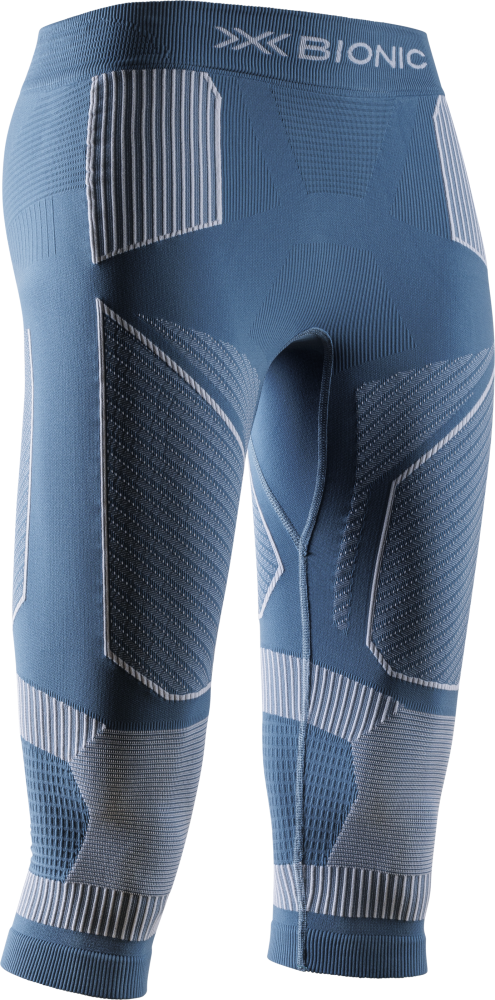 X-BIONIC Women Energy Accumulator Light Pants 3/4 mineral blue/arctic white