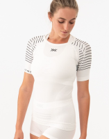 X-BIONIC WOMEN Invent 4.0 LT Shirt SH SL arctic white/dolomite grey