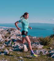 X-BIONIC Women Twyce Race 2in1 Shorts clearwater/black