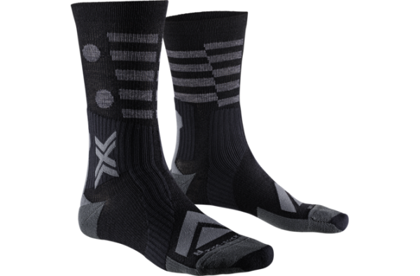 X-SOCKS Gravel Perform Merino Crew black/charcoal