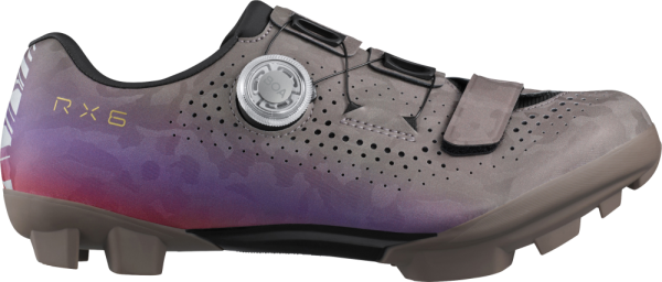 Shimano Women Gravel SH-RX6 Schuh SPD gray purple