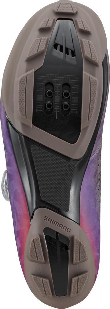 Shimano Women Gravel SH-RX6 Schuh SPD gray purple