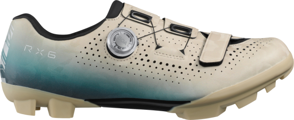 Shimano Men Gravel SH-RX6 Schuh SPD beige blue