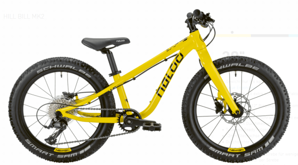 NALOO Hill Bill 20", Mk2, 9-Speed, Yellow