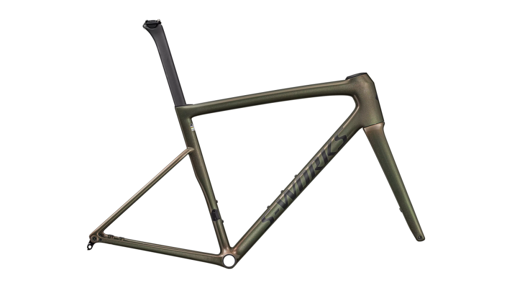 Specialized S-Works Tarmac SL8 Frameset, Gloss Cypress Metallic / Magenta To Gold Pearl / Sa