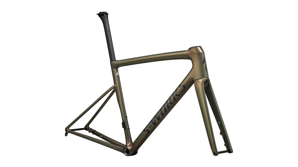 Specialized S-Works Tarmac SL8 Frameset, Gloss Cypress Metallic / Magenta To Gold Pearl / Sa