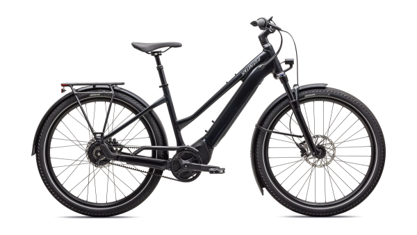 Specialized Turbo Vado 4.0 IGH Step-Through, Gloss Castblack / Satin Silver Reflective