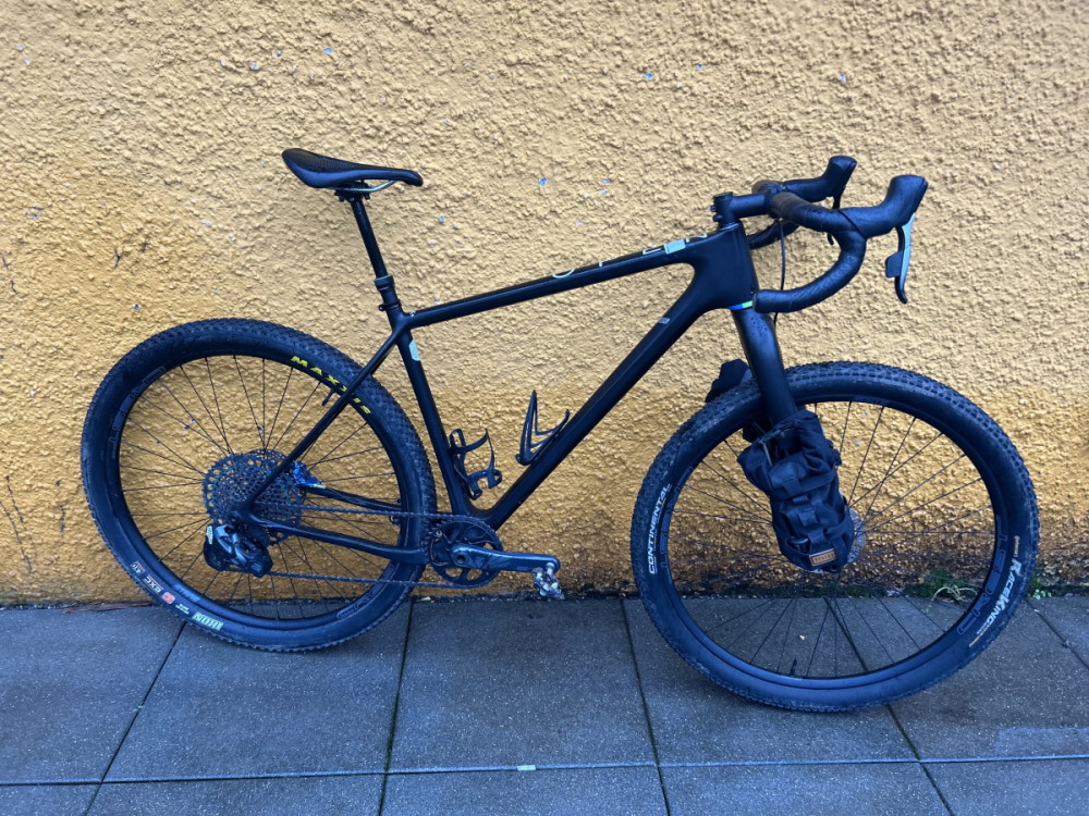 OPEN Gravelbike Schwarz Matt L Custom