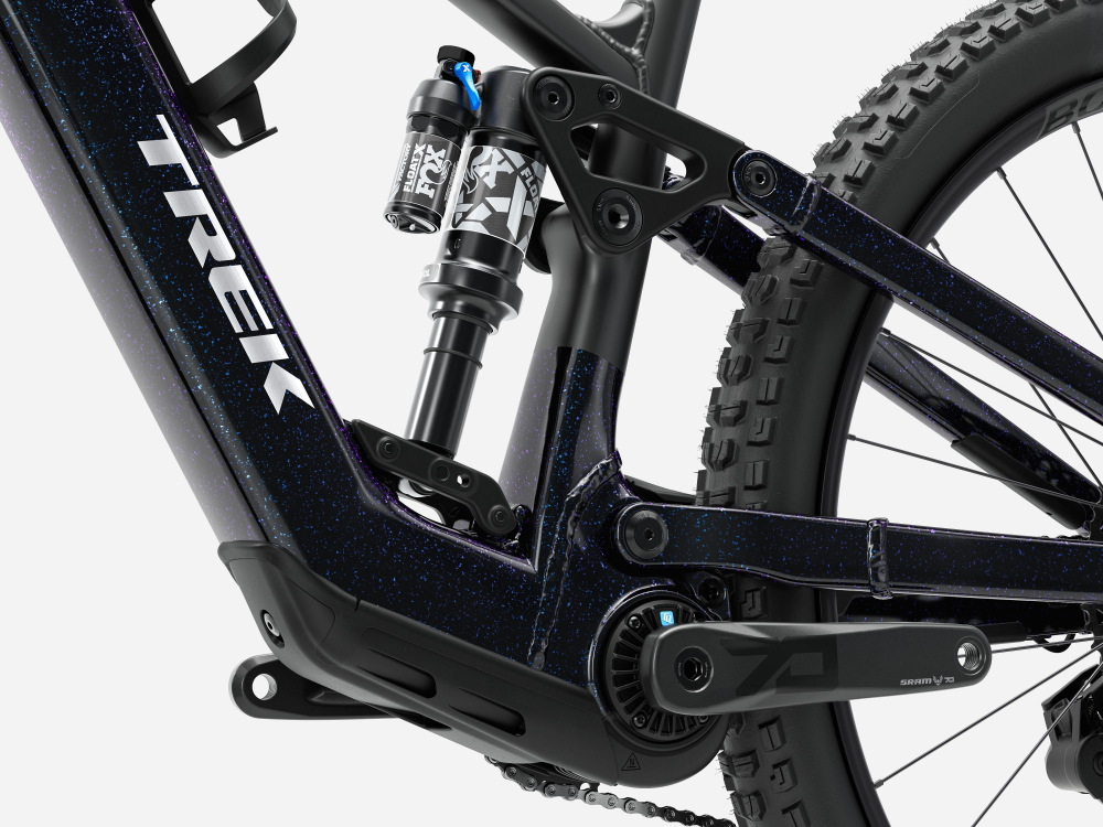Trek FUEL+ EX 8 EU L Black/Purple Flip Splatter