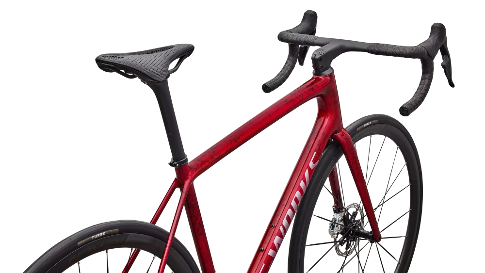 Specialized S-Works Aethos 2 SRAM RED AXS 2026 Sandstone Metallic Base / Red Tint