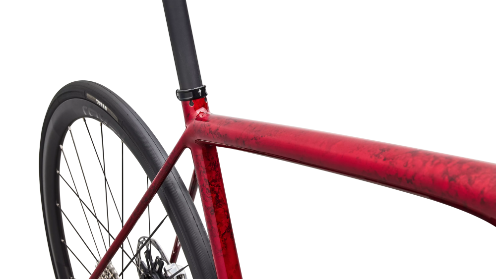 Specialized S-Works Aethos 2 SRAM RED AXS 2026 Sandstone Metallic Base / Red Tint