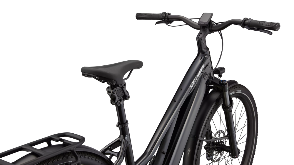 Specialized Turbo Vado 5.0 IGH Step-Through Gloss Castblack / Satin Silver Reflective M