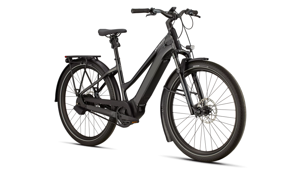 Specialized Turbo Vado 5.0 IGH Step-Through Gloss Castblack / Satin Silver Reflective M