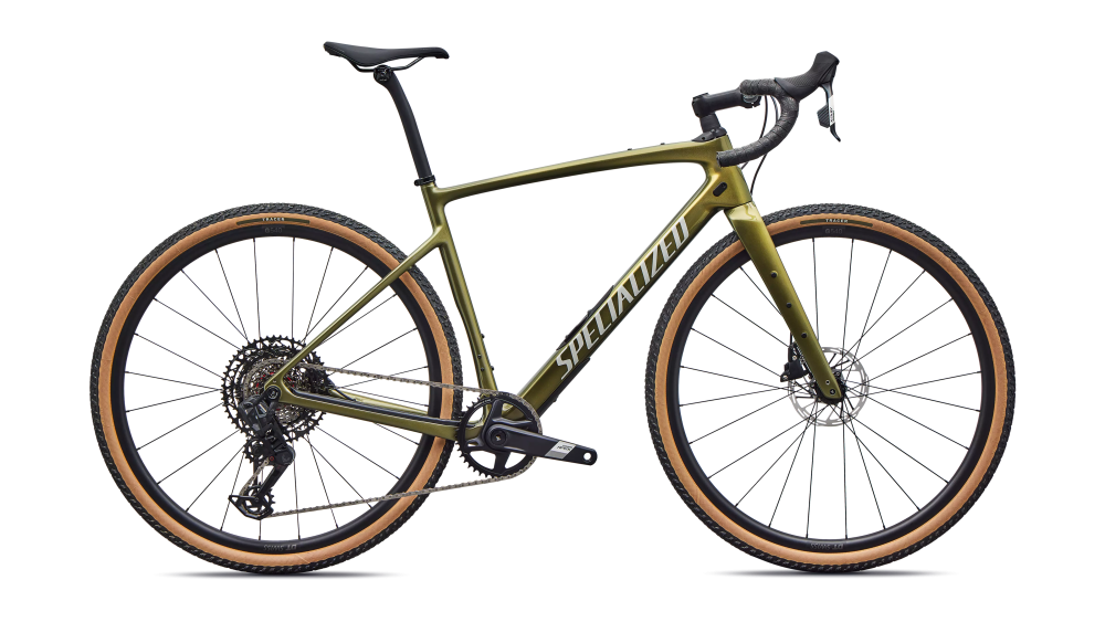 Specialized Diverge 4 Comp Carbon SRAM Apex AXS/S1000 Laurel Green Metallic/dolomite