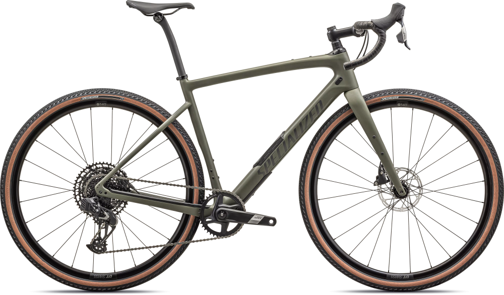 Specialized Diverge Comp Carbon , Satin Oak Green / Smoke, 54